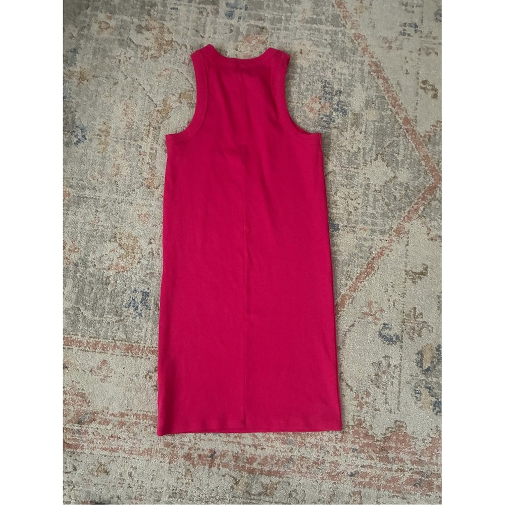 Old Navy Pink Rib-Knit High Neck Racerback Midi - Size Large - Picture 6 of 6